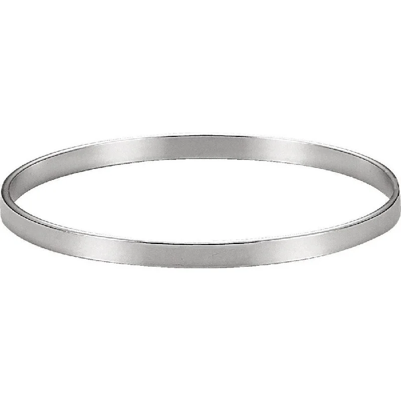 adjustable cedar crest bracelet-Curata 925 Sterling Silver 7" 4.75mm Slip On Stackable Bangle Bracelet