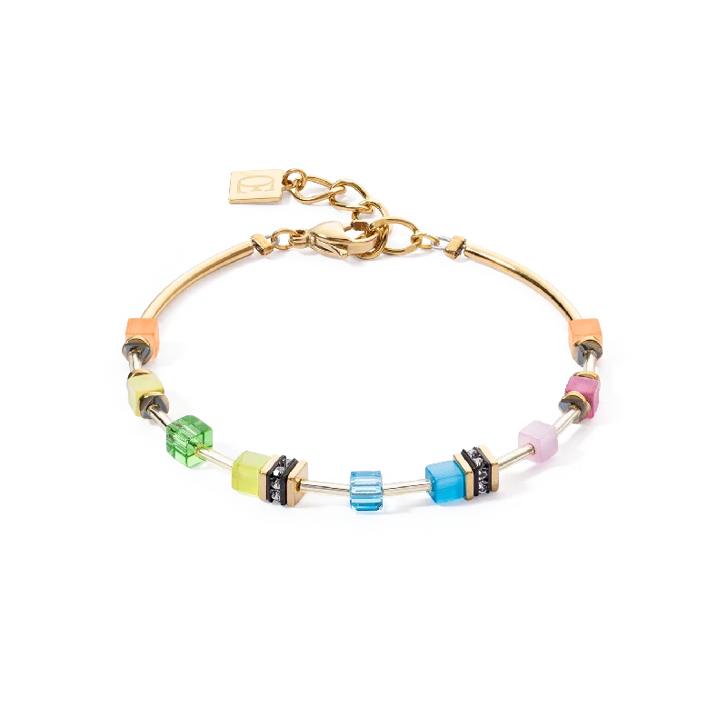 nature-themed summit ridge bracelet-GeoCUBE® Lite Mini Bracelet Rainbow