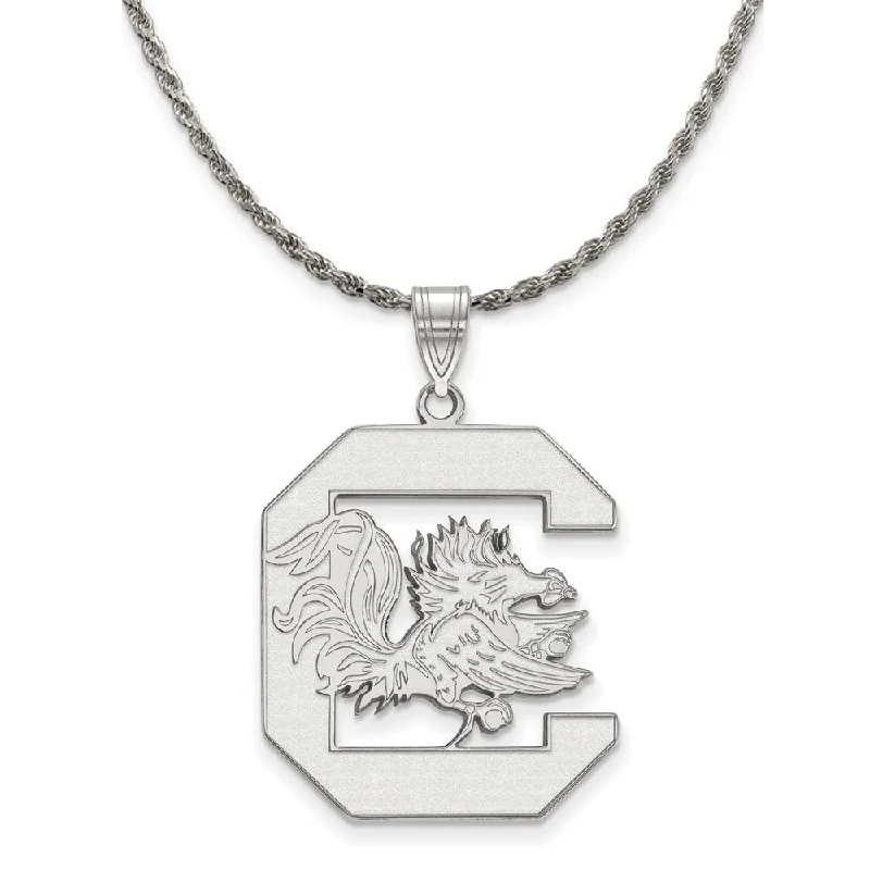 Sterling Silver South Carolina XL Pendant Necklace