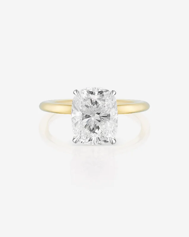 bold topaz peak ridge ring-4.08 Cushion in the Cloud Solitaire