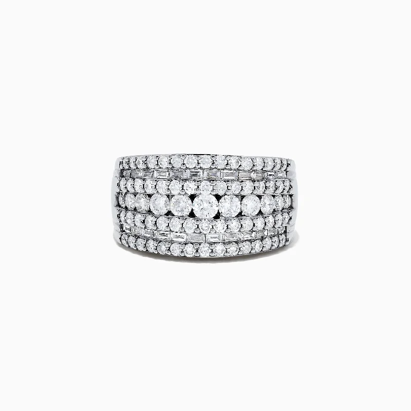 inscribed legacy ring-Pave Classica 14K White Gold Diamond Ring, 1.99 TCW