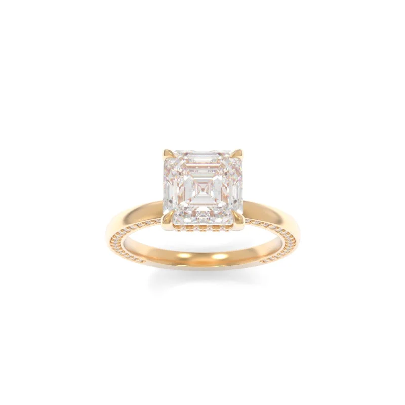 bold opal peak ridge ring-Olivia Ring Asscher