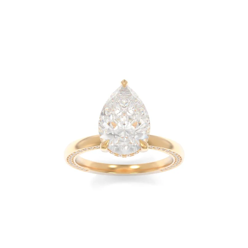 nature-themed summit ridge ring-Olivia Ring Pear