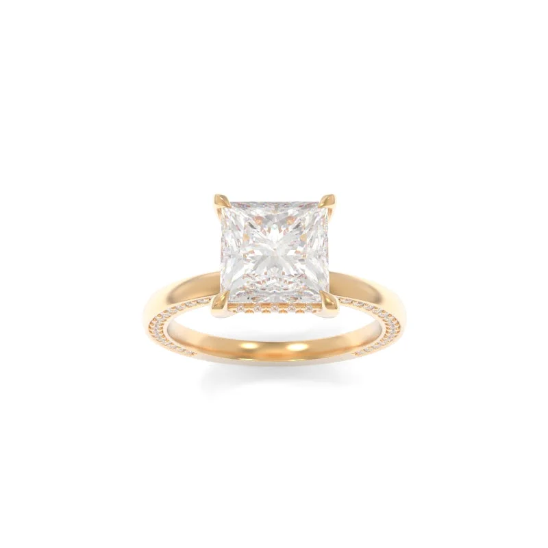 minimalist arc peak ring-Olivia Ring Princess