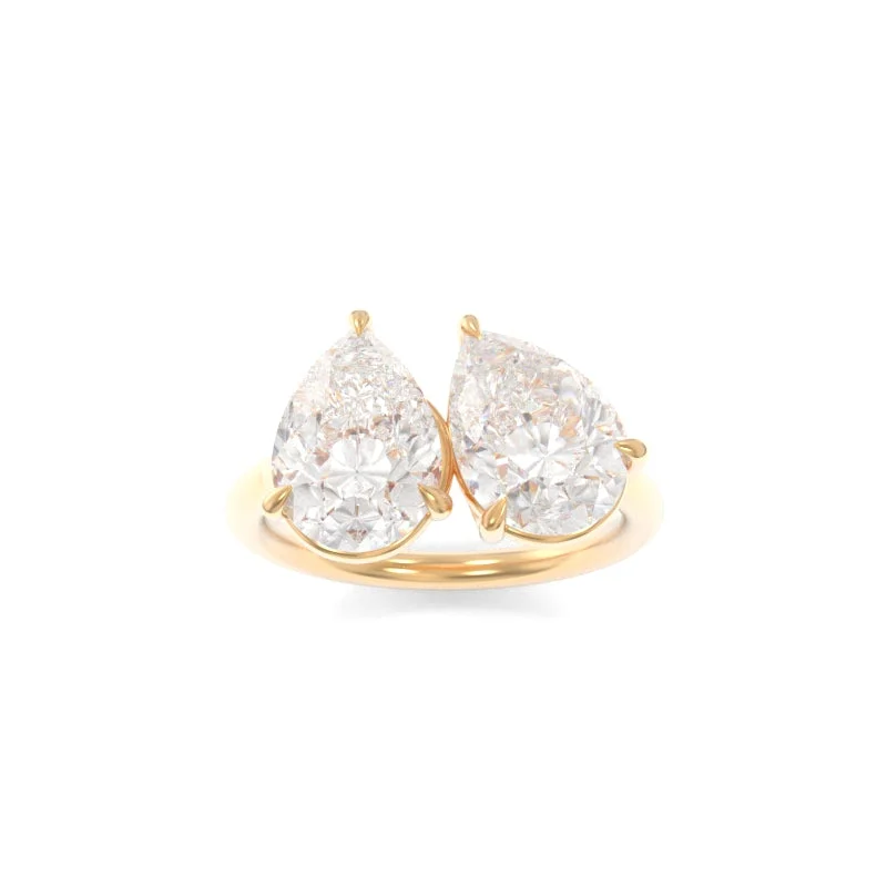 bold topaz peak ridge ring-Valentina Ring Pear