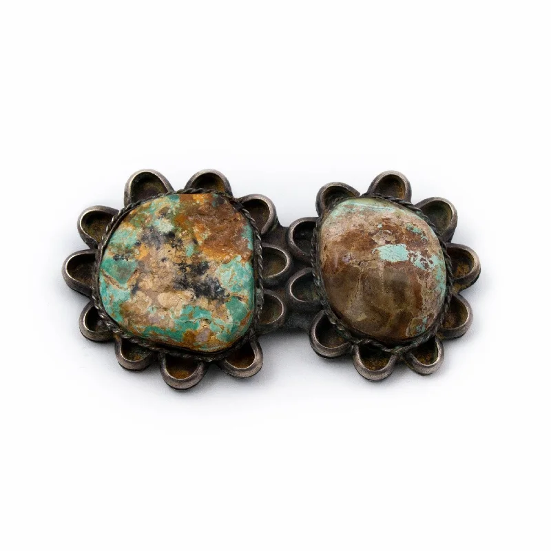 1940's McGinnis Turquoise Brooch