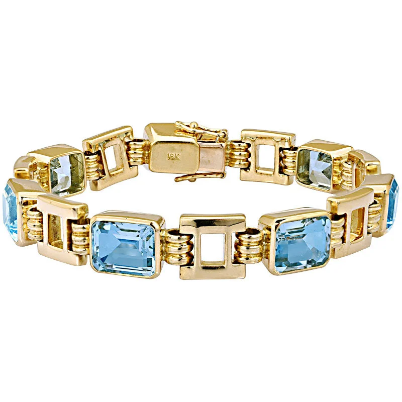 Bracelet-Blue Topaz