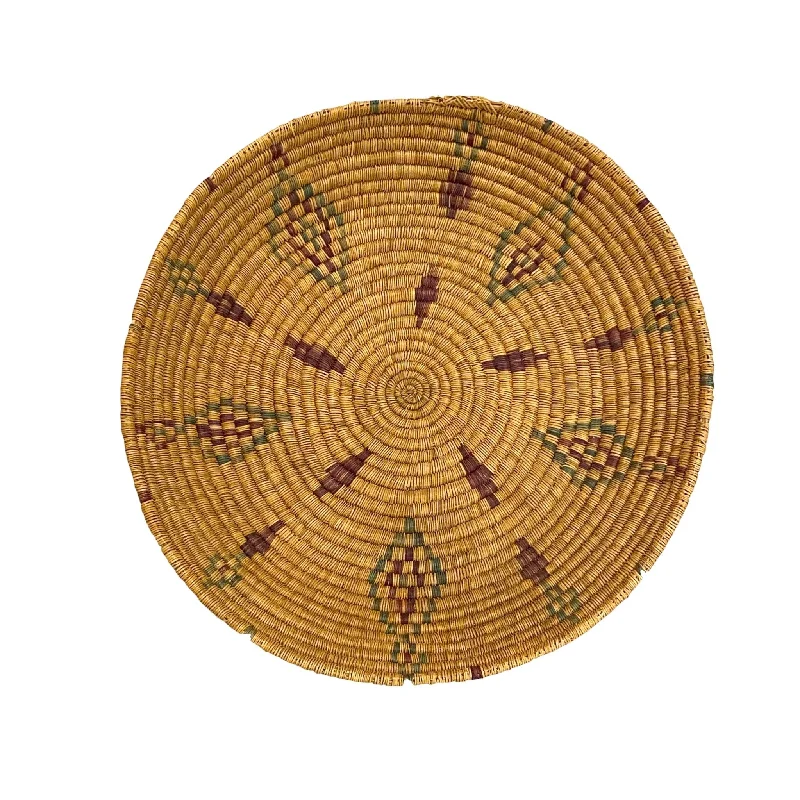 Southwest 1950's Arrowhead Weaved Basket